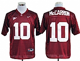 Alabama Crimson Tide #10 AJ McCarron Red NCAA Jerseys