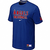 Anaheim Angeles Blue Nike Short Sleeve Practice T-Shirt,baseball caps,new era cap wholesale,wholesale hats