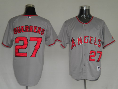 Anaheim Angels #27 Vladimir Guerrero Grey Jerseys,We sell and wholesale Anaheim Angels #27 Vladimir Guerrero Grey Jerseys on line form chian!
