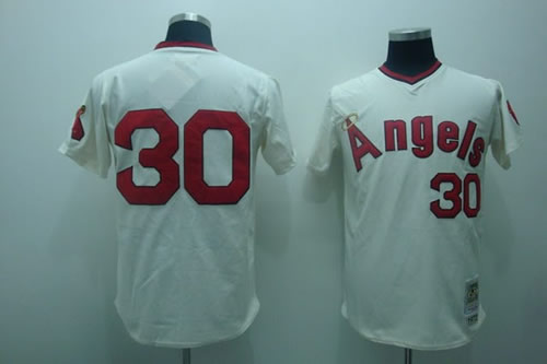 Anaheim Angels #30 Nolan Ryan cream Jerseys,We sell and wholesale Anaheim Angels #30 Nolan Ryan cream Jerseys on line form chian!