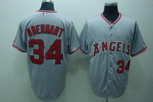 Anaheim Angels #34 Adenhart grey Jerseys,We sell and wholesale Anaheim Angels #34 Adenhart grey Jerseys on line form chian!