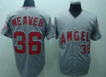 Anaheim Angels #36 Weaver Gray Jerseys,We sell and wholesale Anaheim Angels #36 Weaver Gray Jerseys on line form chian!