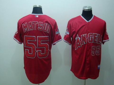Anaheim Angels #55 Matsui red Jerseys,We sell and wholesale Anaheim Angels #55 Matsui red Jerseys on line form chian!