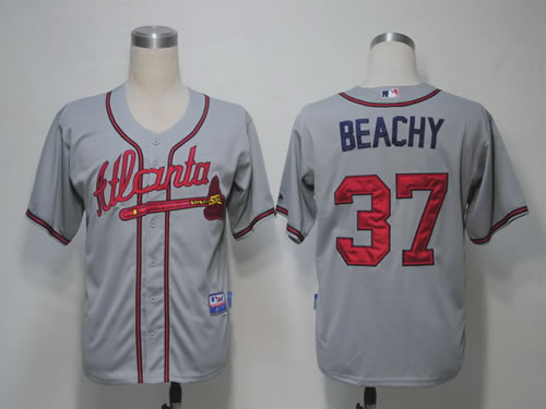 Atlanta Braves #37 Beachy Grey Cool Base Jerseys,We sell and wholesale Atlanta Braves #37 Beachy Grey Cool Base Jerseys on line form chian!