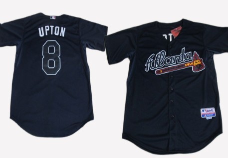 Atlanta Braves #8 Justin Upton Navy Blue Jerseys,We sell and wholesale Atlanta Braves #8 Justin Upton Navy Blue Jerseys on line form chian!
