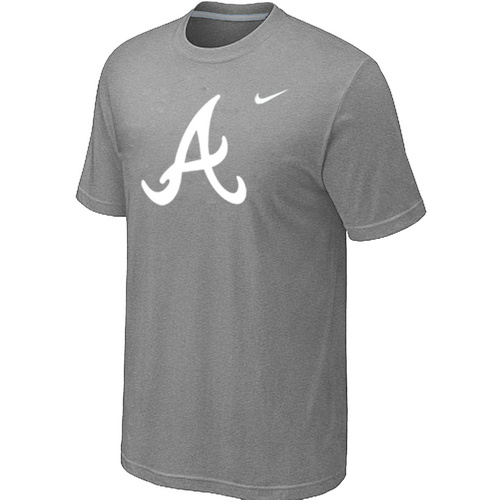 Atlanta Braves Heathered Nike L.Grey Blended T-Shirt,We sell and wholesale Atlanta Braves Heathered Nike L.Grey Blended T-Shirt on line form chian!