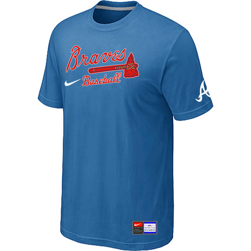 Atlanta Braves light Blue Nike Short Sleeve Practice T-Shirt,We sell and wholesale Atlanta Braves light Blue Nike Short Sleeve Practice T-Shirt on line form chian!