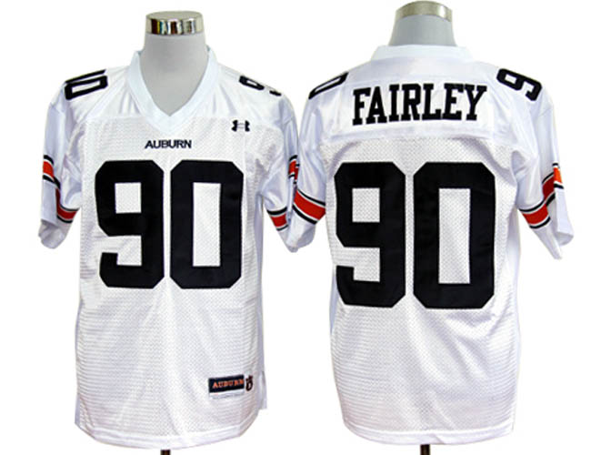 Auburn Tigers #90 Nick Fairley White NCAA Jerseys,We sell and wholesale Auburn Tigers #90 Nick Fairley White NCAA Jerseys on line form chian!