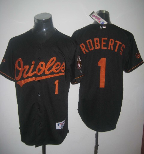 Baltimore Orioles #1 Roberts black Jerseys,We sell and wholesale Baltimore Orioles #1 Roberts black Jerseys on line form chian!