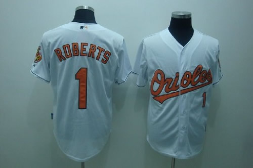 Baltimore Orioles #1 Roberts white Jerseys,We sell and wholesale Baltimore Orioles #1 Roberts white Jerseys on line form chian!