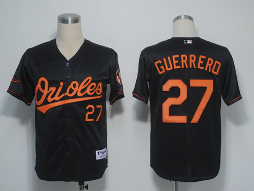 Baltimore Orioles #27 Guerrerd Black Authentic Black Cool Base Jerseys,We sell and wholesale Baltimore Orioles #27 Guerrerd Black Authentic Black Cool Base Jerseys on line form chian!