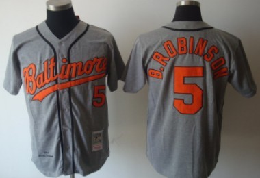 Baltimore Orioles #5 Brooks Robinson Gray Wollens Throwback Jerseys,We sell and wholesale Baltimore Orioles #5 Brooks Robinson Gray Wollens Throwback Jerseys on line form chian!