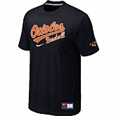 Baltimore Orioles Black Nike Short Sleeve Practice T-Shirt,baseball caps,new era cap wholesale,wholesale hats