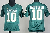 Baylor Bears #10 Robert Giffin III Green Pro Combat Kids Jerseys,baseball caps,new era cap wholesale,wholesale hats