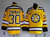 Boston Bruins #30 THOMAS yellow Winter Classic Jerseys