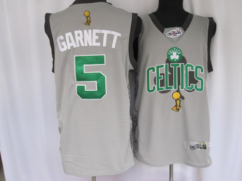 Boston Celtics #5 Garnett Grey Champions Commemorative Jerseys,We sell and wholesale Boston Celtics #5 Garnett Grey Champions Commemorative Jerseys on line form chian!