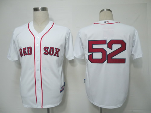 Boston Red Sox #52 Jenks White Jerseys ,We sell and wholesale Boston Red Sox #52 Jenks White Jerseys  on line form chian!