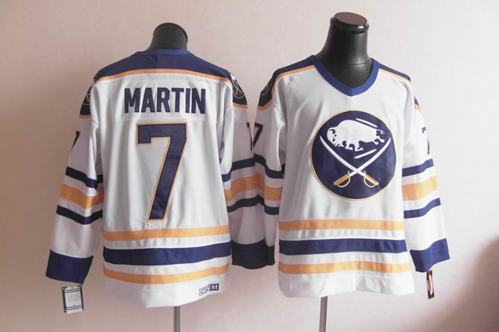 Buffalo Sabres #7 martin white Throwback CCM Jerseys 3rd,We sell and wholesale Buffalo Sabres #7 martin white Throwback CCM Jerseys 3rd on line form chian!