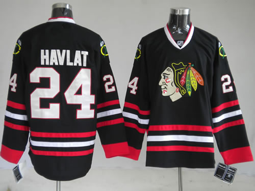 Chicago Blackhawks #24 Havlat black 3rd Jerseys,We sell and wholesale Chicago Blackhawks #24 Havlat black 3rd Jerseys on line form chian!