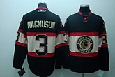 Chicago Blackhawks #3 Magnuson black Jerseys New 3rd,baseball caps,new era cap wholesale,wholesale hats