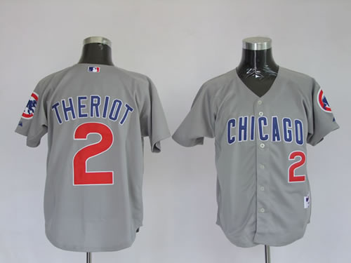 Chicago Cubs #2 Theriot Grey Jerseys,We sell and wholesale Chicago Cubs #2 Theriot Grey Jerseys on line form chian!