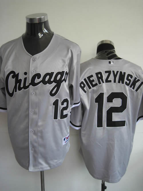 Chicago White Sox #12 Pierzynski grey Jerseys,We sell and wholesale Chicago White Sox #12 Pierzynski grey Jerseys on line form chian!