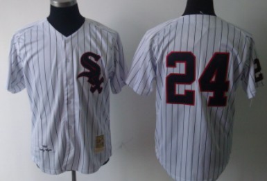 Chicago White Sox #24 Wynn White Pinstripe Throwback Jerseys,We sell and wholesale Chicago White Sox #24 Wynn White Pinstripe Throwback Jerseys on line form chian!