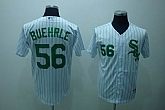 Chicago White Sox #56 buehrle white(green strip)Jerseys,baseball caps,new era cap wholesale,wholesale hats