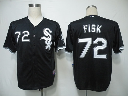 Chicago White Sox #72 Fisk Black Jerseys,We sell and wholesale Chicago White Sox #72 Fisk Black Jerseys on line form chian!