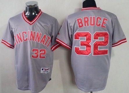 Cincinnati Reds #32 Jay Bruce Gray Cooperstown Jerseys,We sell and wholesale Cincinnati Reds #32 Jay Bruce Gray Cooperstown Jerseys on line form chian!