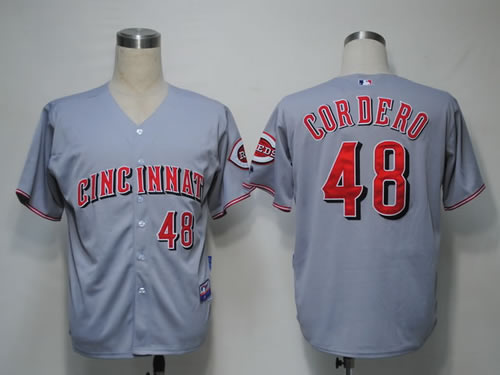 Cincinnati Reds #48 Cordero Grey Cool Base Jerseys,We sell and wholesale Cincinnati Reds #48 Cordero Grey Cool Base Jerseys on line form chian!