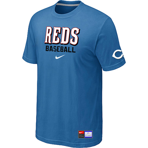 Cincinnati Reds light Blue Nike Short Sleeve Practice T-Shirt,We sell and wholesale Cincinnati Reds light Blue Nike Short Sleeve Practice T-Shirt on line form chian!