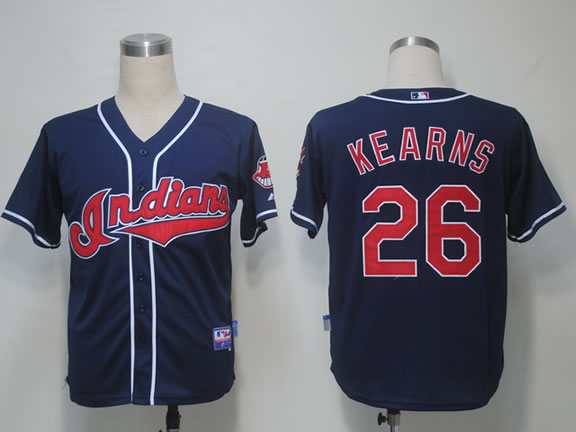 Cleveland Indians #26 Kearns Blue Cool Base Jerseys,We sell and wholesale Cleveland Indians #26 Kearns Blue Cool Base Jerseys on line form chian!