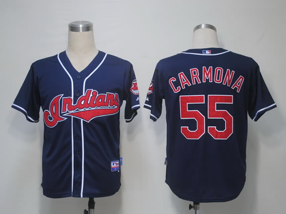 Cleveland Indians #55 Carmona Blue Cool Base Jerseys,We sell and wholesale Cleveland Indians #55 Carmona Blue Cool Base Jerseys on line form chian!