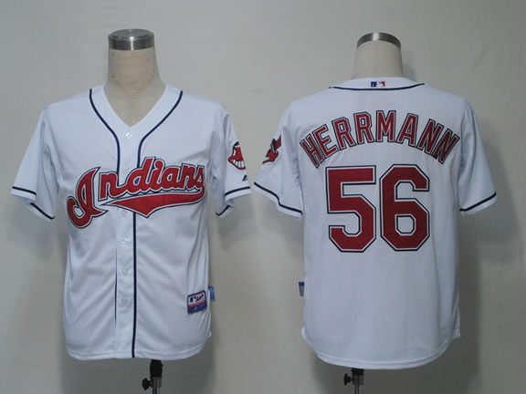 Cleveland Indians #56 Herrmann White Cool Base Jerseys,We sell and wholesale Cleveland Indians #56 Herrmann White Cool Base Jerseys on line form chian!