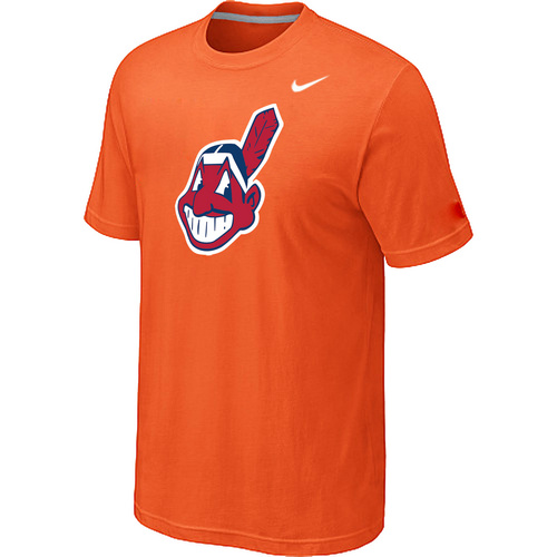 Cleveland Indians Heathered Nike Orange Blended T-Shirt,We sell and wholesale Cleveland Indians Heathered Nike Orange Blended T-Shirt on line form chian!