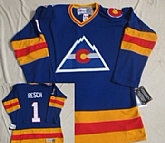 Colorado Avalanche #1 Chico Resch Blue CCM Throwback Jerseys,baseball caps,new era cap wholesale,wholesale hats