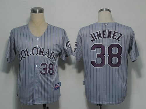 Colorado Rockies #38 Jimenez Grey Cool Base Jerseys,We sell and wholesale Colorado Rockies #38 Jimenez Grey Cool Base Jerseys on line form chian!