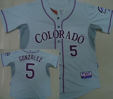 Colorado Rockies #5 Carlos Gonzalez 2012 Gray Jerseys,We sell and wholesale Colorado Rockies #5 Carlos Gonzalez 2012 Gray Jerseys on line form chian!