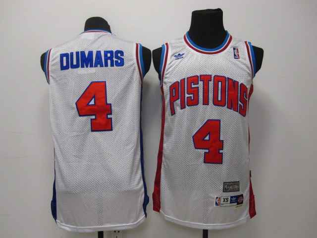 Detroit Pistons #4 Dumars White Swingman Jerseys,We sell and wholesale Detroit Pistons #4 Dumars White Swingman Jerseys on line form chian!