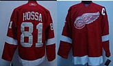 Detroit Red Wings #81 Marian Hossa red Jerseys,baseball caps,new era cap wholesale,wholesale hats