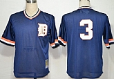 Detroit Tigers #3 Allan Trammell Mesh Batting Practice Navy Blue Throwback Jerseys,baseball caps,new era cap wholesale,wholesale hats
