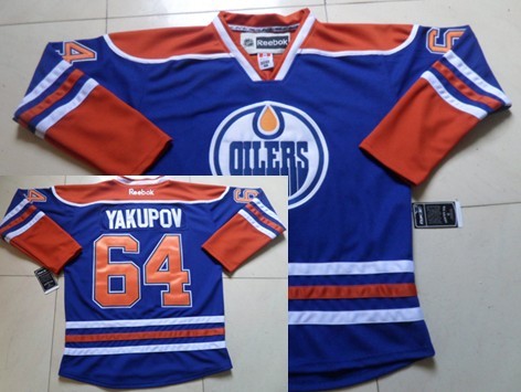Edmonton Oilers #64 Neil Yakupov Royal Blue Jerseys,We sell and wholesale Edmonton Oilers #64 Neil Yakupov Royal Blue Jerseys on line form chian!