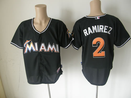 Florida Marlins #2 RAMIREZ Black Jerseys,We sell and wholesale Florida Marlins #2 RAMIREZ Black Jerseys on line form chian!