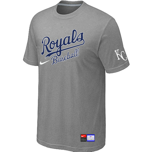 Kansas City Royals L.Grey Nike Short Sleeve Practice T-Shirt,We sell and wholesale Kansas City Royals L.Grey Nike Short Sleeve Practice T-Shirt on line form chian!