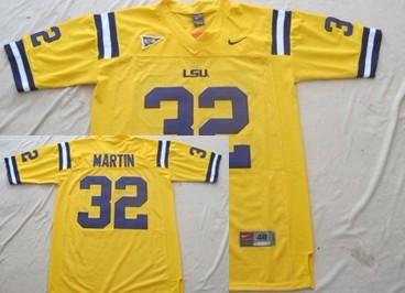 LSU Tigers #32 Martin Yellow Jerseys,We sell and wholesale LSU Tigers #32 Martin Yellow Jerseys on line form chian!