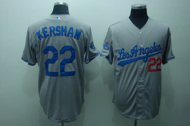 Los Angeles Dodgers #22 Clayton Kershaw Gray 50TH Jerseys,We sell and wholesale Los Angeles Dodgers #22 Clayton Kershaw Gray 50TH Jerseys on line form chian!