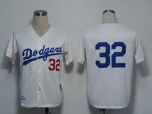 Los Angeles Dodgers #32 Koufax Cream M&N 1958 Jerseys,We sell and wholesale Los Angeles Dodgers #32 Koufax Cream M&N 1958 Jerseys on line form chian!