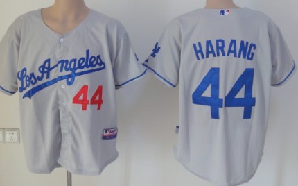 Los Angeles Dodgers #44 Aaron Harang Gray Jerseys,We sell and wholesale Los Angeles Dodgers #44 Aaron Harang Gray Jerseys on line form chian!