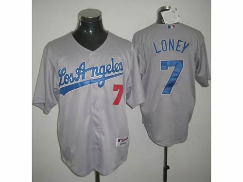 Los Angeles Dodgers #7 James Loney gray Jerseys,We sell and wholesale Los Angeles Dodgers #7 James Loney gray Jerseys on line form chian!